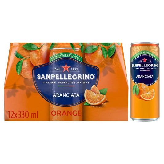 San Pellengrino Orange 24 x 330ml (Pack of 24) - Bulkbuydirect