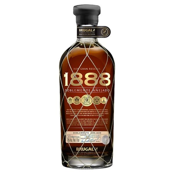 Brugal 1888 Double Aged Rum 70 cl (Pack of 1)