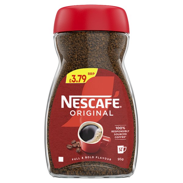 Nescafe Original Instant Coffee 95g (Pack of 6)