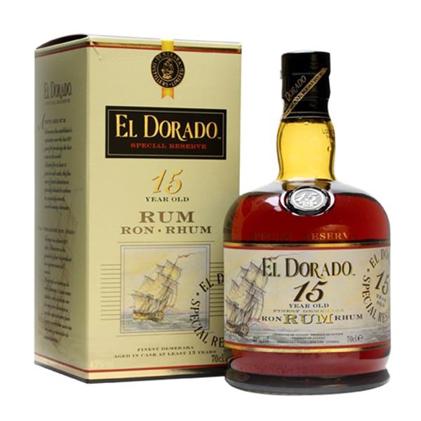El Dorado 15 YO Rum 70cl (Pack of 1)