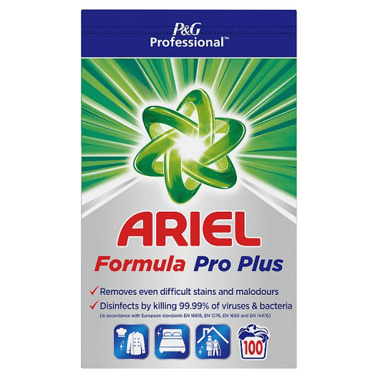 Ariel Professional Powder Detergent Antibacterial 100 Washes - Bulkbuydirect