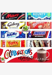 Celebrations Hot Chocolate Selection 40x25g - Bulkbuydirect