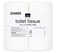 Chef's Essentials Toilet Tissue 40 White Rolls