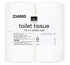 Chef's Essentials Toilet Tissue 40 White Rolls