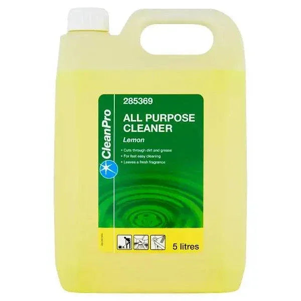 CleanPro All Purpose Cleaner Lemon 5 Litres (Pack of 2) - Bulkbuydirect