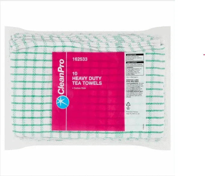 CleanPro 10 Heavy Duty Tea Towels (Pack of 1) - Bulkbuydirect
