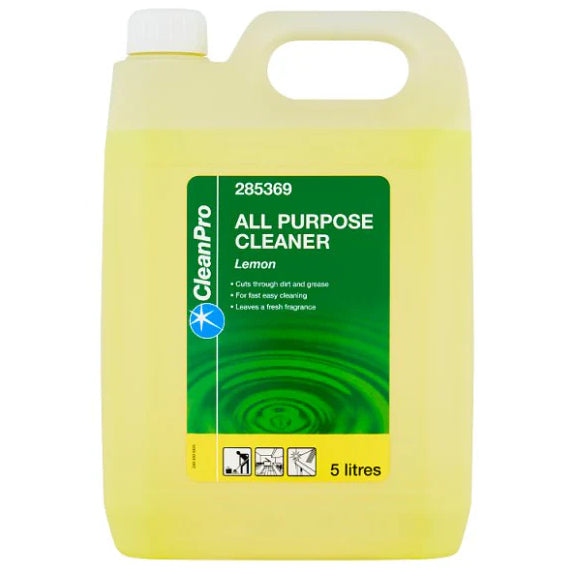 CleanPro All Purpose Cleaner Lemon 5 Litres - Bulkbuydirect