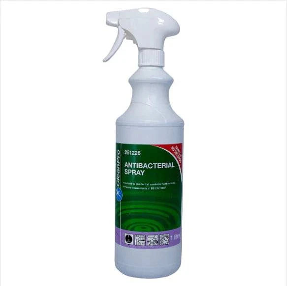 CleanPro Antibacterial Spray 1 Litre (Pack of 6) - Bulkbuydirect