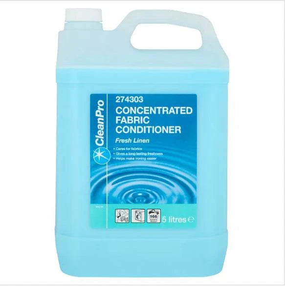 CleanPro Fresh Linen Concentrated Fabric Conditioner 5 Litres (Pack of 3) - Bulkbuydirect