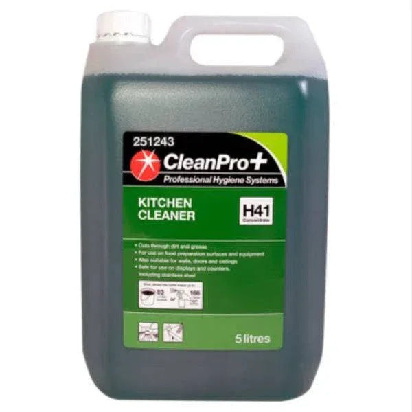 CleanPro+ Kitchen Cleaner H41 Concentrate 5 Litres (pack of 2) - Bulkbuydirect