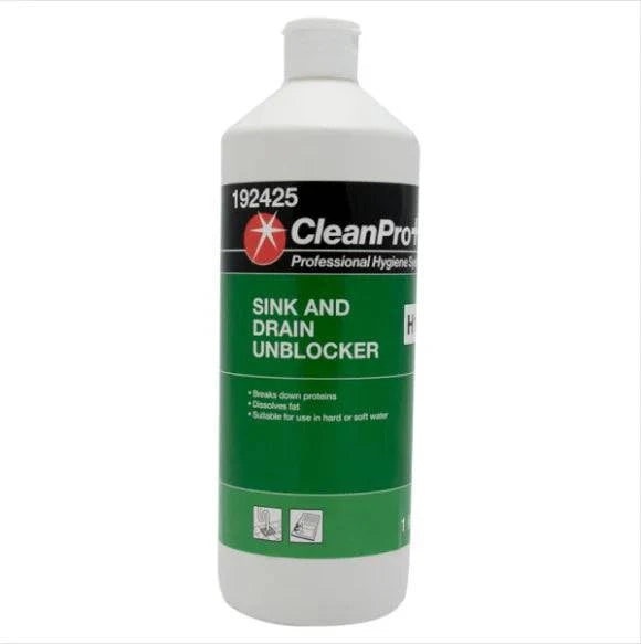 CleanPro+ Sink and Drain Unblocker H12 1 Litre (Pack of 1) - Bulkbuydirect