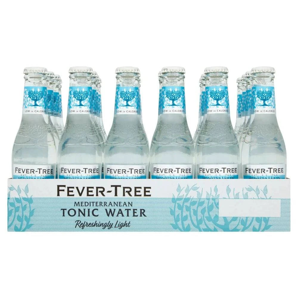 Fever-Tree Refreshingly Light Mediterranean Tonic Water 24 x 200ml (Pack of 24) - Bulkbuydirect