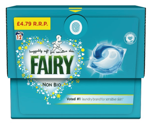 Fairy Non Bio PODS® For Sensitive Skin, 12 Washes - Bulkbuydirect