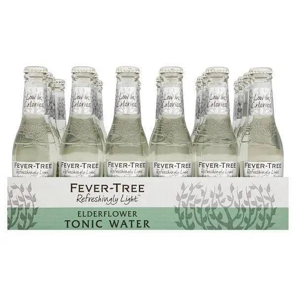 Fever-Tree Refreshingly Light Elderflower Tonic Water 24 x 200ml (Pack of 24) - Bulkbuydirect
