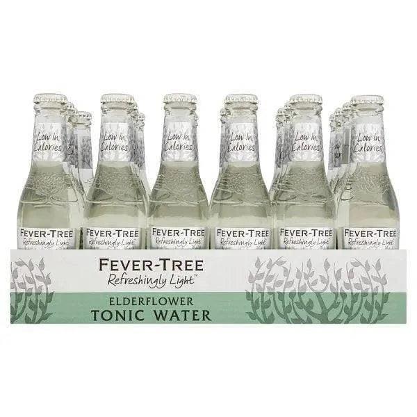 Fever-Tree Refreshingly Light Elderflower Tonic Water 24 x 200ml (Pack of 24) - Bulkbuydirect