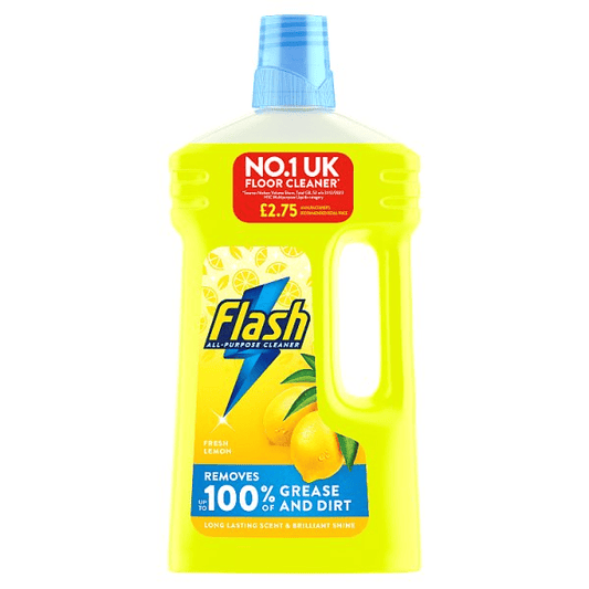 Flash Multipurpose Floor Liquid Crisp Lemon 1L - Bulkbuydirect