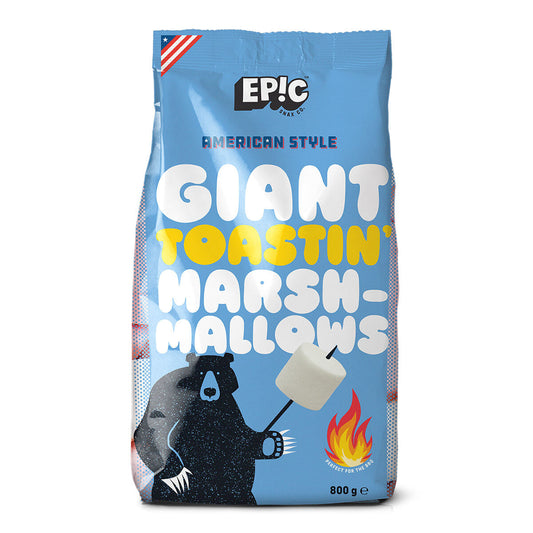 Epic Giant Toasting Marshmallows 800g: Campfire-Ready Sweet Delights
