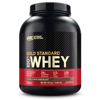 Optimum Nutrition Gold Standard 100% Whey Protein Powder 1,62kg - Double Rich Chocolate