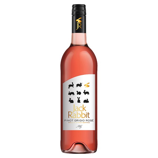 Jack Rabbit Pinot Grigio Rosé Wine 75cl (Pack of 6)
