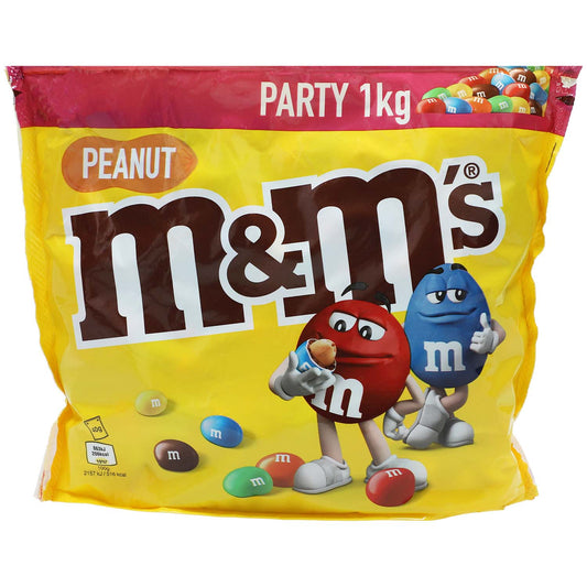 M&M Peanut 1kg: Crunchy Bliss in Every Colourful Shell