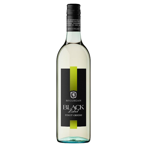 McGuigan Black Label Pinot Grigio Australian White Wine 75cl (Pack of 6)