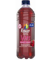 Rubicon Spring Vits Cherry/Pomegranate 12x500ml PM1.29 - Bulkbuydirect