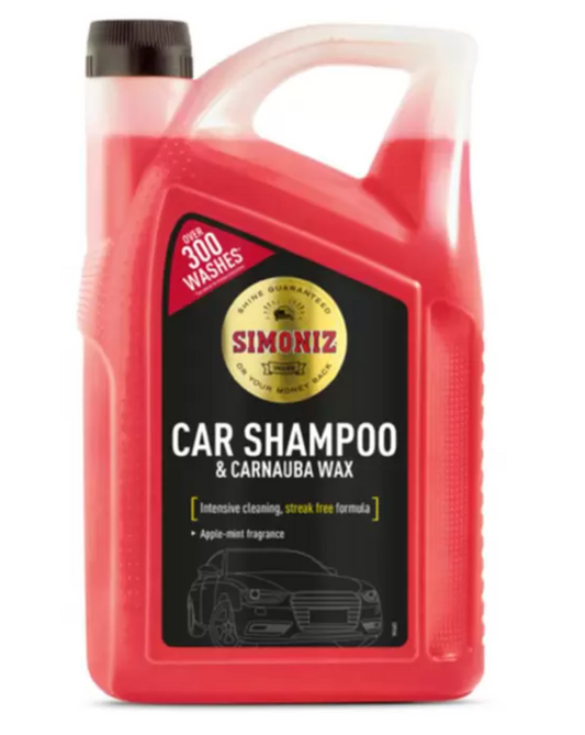 Simoniz Car Shampoo & Carnauba Wax 5L: Ultimate Shine and Protection for Your Vehicle