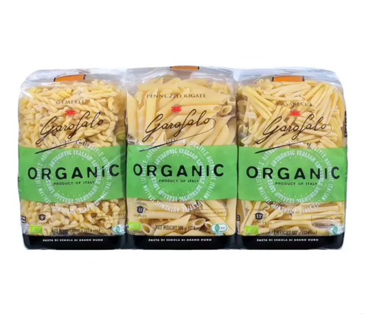 Garofalo Organic Pasta Variety Pack, 6 x 500g: Elevate Your Pasta Experience with Premium Organic Selection