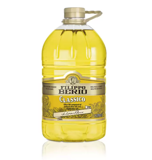 Filippo Berio Classic Olive Oil, 5L: Elevate Your Culinary Creations with Italian Excellence