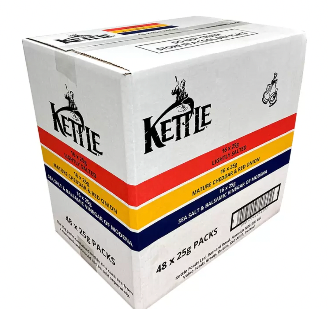 Kettle Hand Cooked Potato Chips Take Home Variety Box 48x25g - A Flavourful Adventure in Every Bite