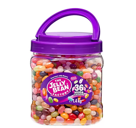 The Jelly Bean Factory 36 Flavour Mix, 1.4kg: Savour Gourmet Delights in Every Bean