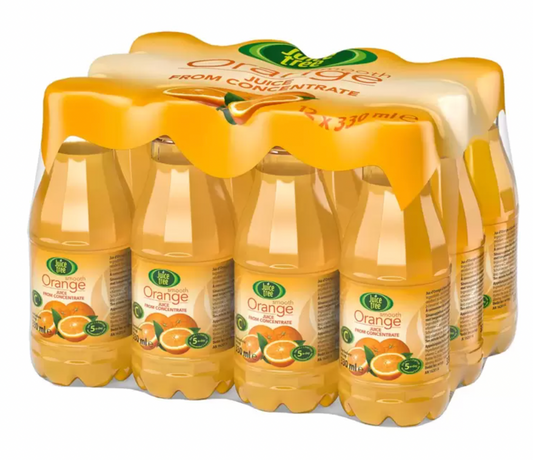 Juice Tree Orange Juice 12x330ml - Citrus Bliss Packed in Every Bottle