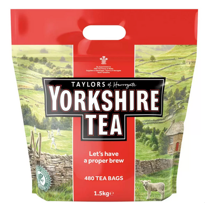 Yorkshire Tea Bags, 480 Pack: Savour Quality Tea in Every Cup