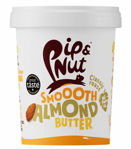 Pip & Nut Smooth Almond Butter 450g - Pure Creaminess in Every Spoonful
