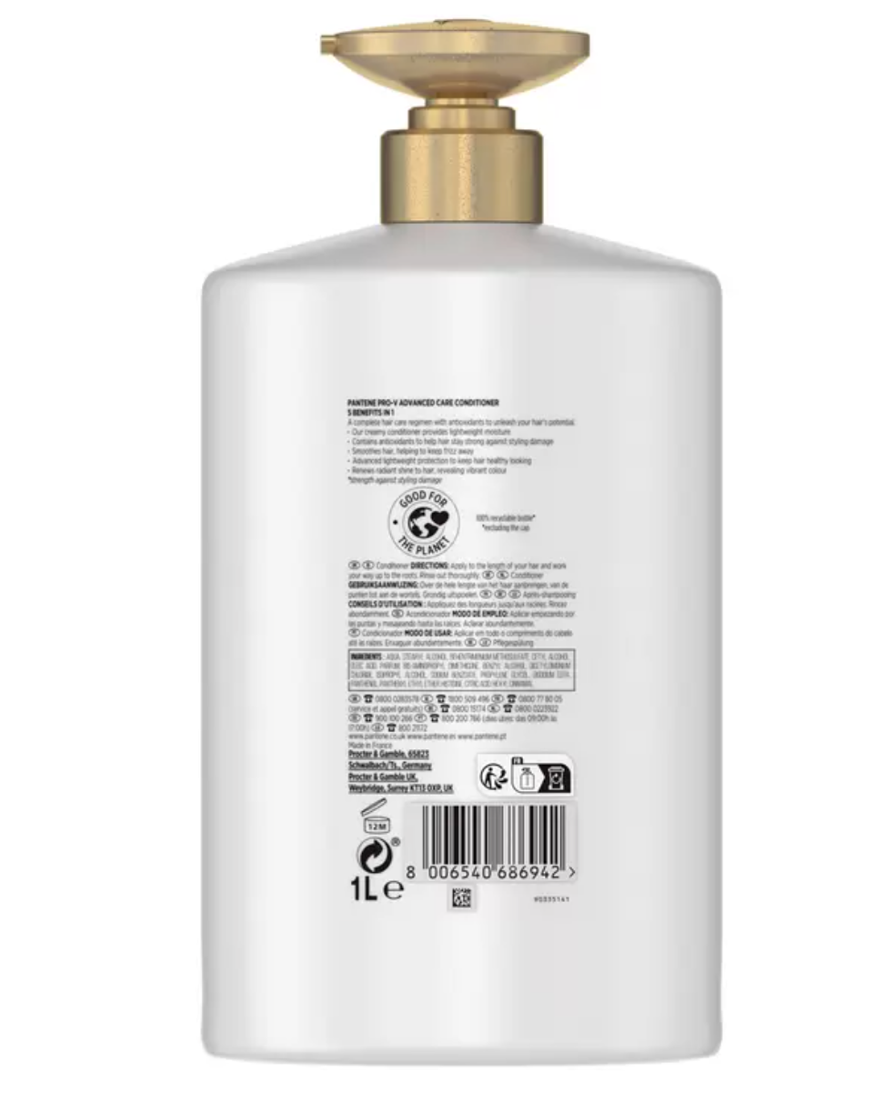 Pantene Advanced Care 5-in-1 Conditioner, 1L