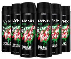 Lynx Body Spray Africa, 6 x 200ml