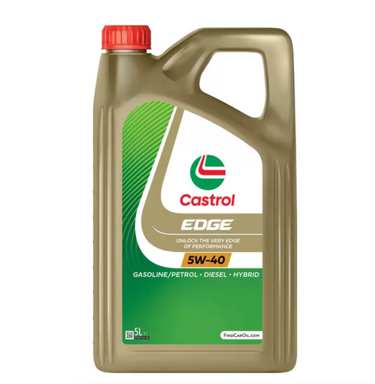 Castrol Edge 5W-40 Car Engine Oil - 5 Litres: Unleashing Power and Protection