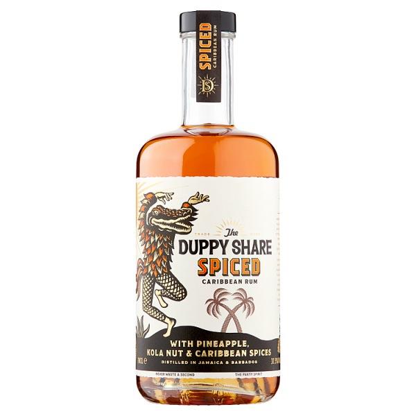 Duppy Share Spiced Caribbean Rum 70cl (Pack of 1)