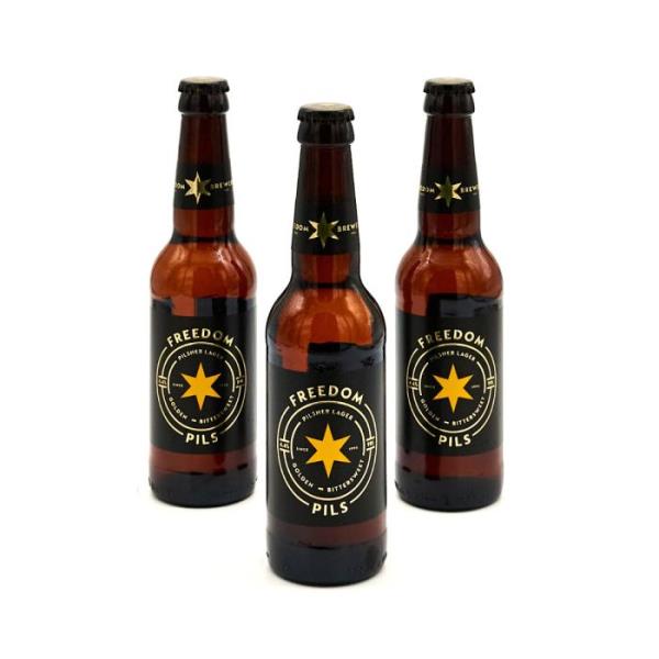 Freedom Pilsner 330ml Bottles x 24 (Pack of 1)