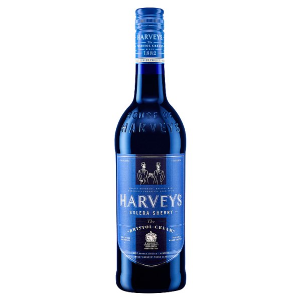 Harveys The Bristol Cream Solera Sherry 75cl (Pack of 1)