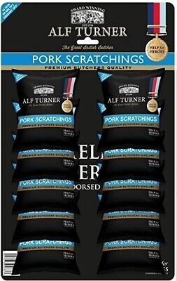 Alf Turner Pork Scratchings 12x70g (Pubcard) - Bulkbuydirect