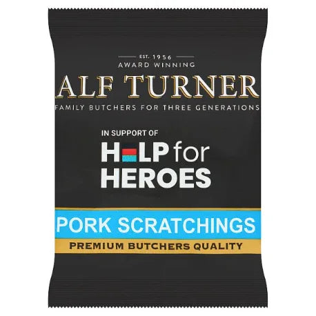 Alf Turner Pork Scratchings 12x70g (Pubcard) - Bulkbuydirect