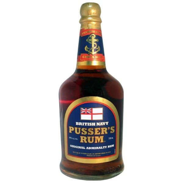 Pussers Rum Blue Label Navy Rum 70cl (Pack of 1)