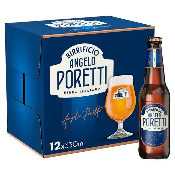 Birrificio Angelo Poretti Premium Lager Beer 12 x 330ml Bottle (Pack of 1) - Bulkbuydirect