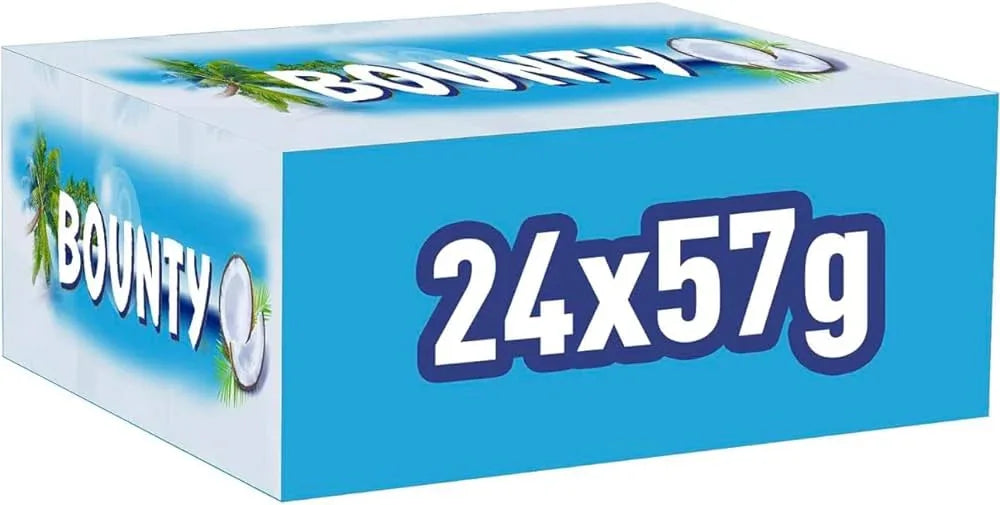 Bounty Coconut & Milk Chocolate, 57g x 24 - Bulkbuydirect