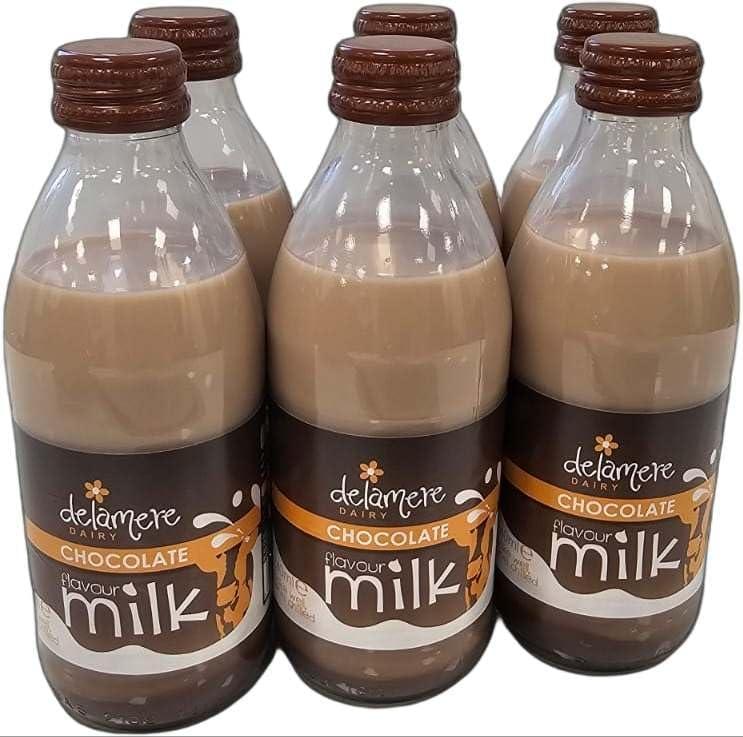 Delamere Dairy Chocolate Flavour Milk 500ml, Case of 12 - Bulkbuydirect