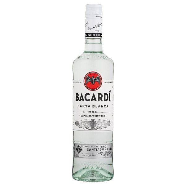 BACARDÍ Carta Blanca Superior White Rum, 70cl (Pack of 1)