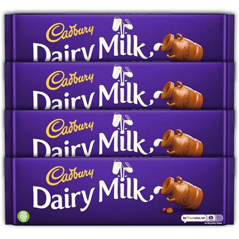 Cadbury Dairy Milk 4 x 300g Multipack - Share the Joy