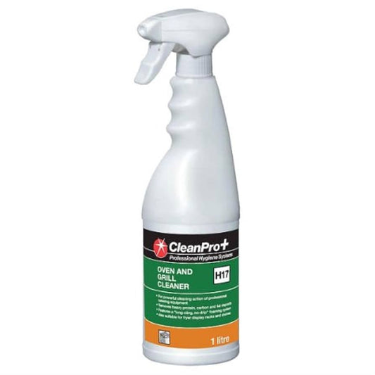 CleanPro+ Oven and Grill Cleaner H17 1 Litre - Bulkbuydirect