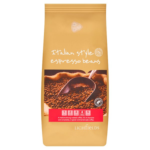 Lichfields Italian Style Espresso Beans 1kg (Pack of 1)